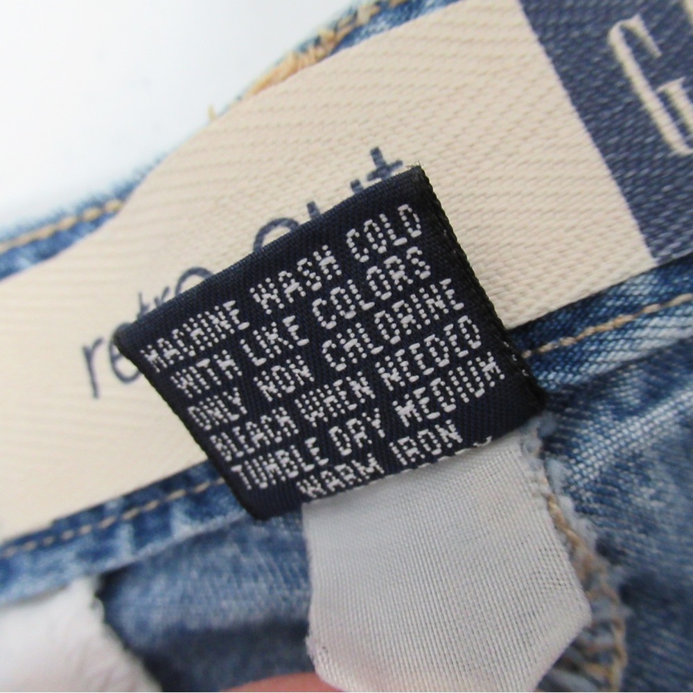Gap Y2K Vintage Retro Cut Denim Capri Jeans Size 4 - Picture 10 of 17